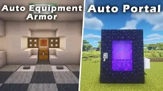 Minecraft: 3 Simple Redstone Build Hacks! #9