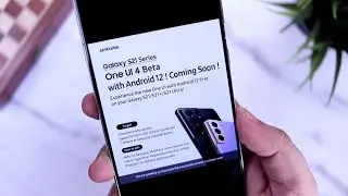 One UI 4.0 Beta Version Android 12 
