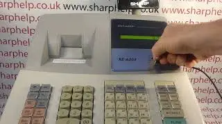 How To Use DEPT SHIFT Button Sharp XE-A203 / XE-A206 Cash Register Operation & Programming Tutorial