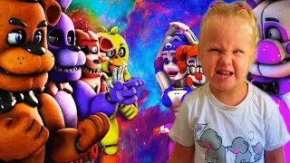 Пять ночей с МИШКОЙ Фредди. Игра страшилка как мультик для детей