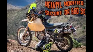 Heavily Modded SUZUKI DR650se Adventure Bike