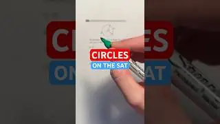 Circles on the SAT #Shorts #circles #geometry #math #SAT