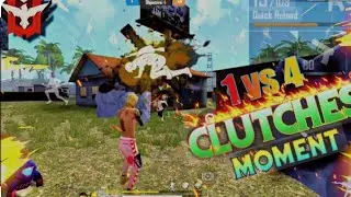 free fire 1vs 4 op game play ▶️ plese wait for end