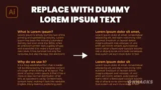 Convert Whole text to Lorem Ipsum, Replace text with dummy text.
