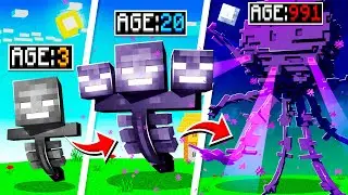 LIFE OF A GOD WITHER STORM BOSS in MINECRAFT!