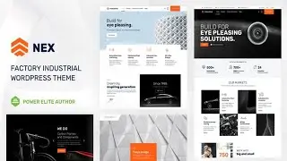 Nex - Industrial WordPress Theme Free Download