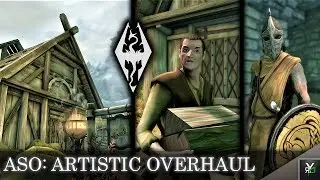 ASO: Oil Version- Artistic Skyrim Overhaul- Xbox Modded Skyrim Mod Showcase