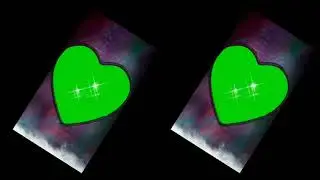 smoke effect | double heart template video