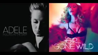 Adele Vs Madonna - Rolling In the Deep/Girl Gone Wild (MASHUP)
