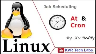 Linux Job scheduling  -  at & cron job