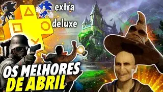 OS 10 MELHORES JOGOS da PS PLUS EXTRA E DELUXE ABRIL 2025