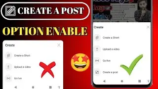 YouTube Channel Par Create A Post Ka Option Enable Kaise Kare | How To Enable Create A Post Option
