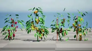 capsicum plant 3d animation in unreal engine
