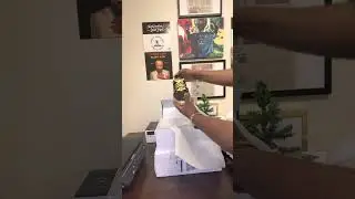 J.O.T RECORDS OWNER UNPACKS SOME OF GRANDE GATO SHOE LINE SHIPMENT THAT CAME TO J.O.T RECORDS OFFICE