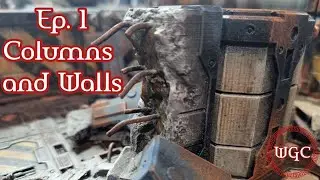 (Speed Paint) How to Paint Zone Mortalis Walls and Columns (Sector Fatalis) Necromunda Series ep 1.
