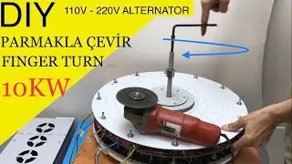 LOW SPEED ALTERNATOR PROJECT AND INFINITE ENERGY TEST - PRODUCE YOUR OWN FREE ELECTRICITY.
