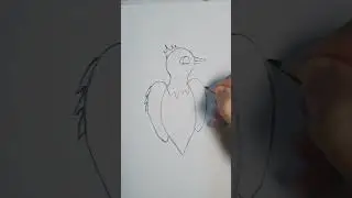 تعلم رسم العصفور بخطوات بسيطه 👌