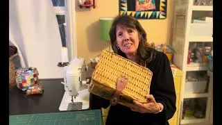 Sewing basket organizer | Hand work in a basket!