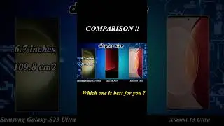 Samsung Galaxy S23 Ultra vs vivo X90 Pro+ Vs Xiaomi 13 Ultra