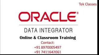 Oracle Data Integrator (ODI)  Tutorials | ODI Videos