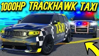 Roblox Roleplay - TROLLING COPS WITH 1000HP TRACKHAWK TAXI!