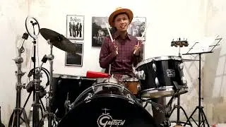Belajar ketukan drum Country - Country beat