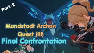 Final Confrontation with Dvalin (Stormterror) | Mondstadt Archon Quest | Genshin Impact |
