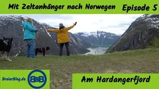 Mit Zeltanhänger nach Norwegen, Teil 5: Am Hardangerfjord