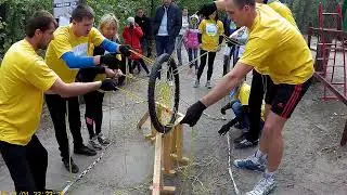 Турслёт ДТЭК 2017г. Спортивный конкурс (колесо). Герои.