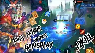 King Arthur  warior⚡ | Gameplay Bar_Bar Pro lokal | Aov |Arena of valor
