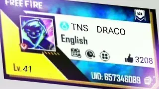 CINEMATIC EDIT PROFILE 😠😠FREE FIRE X TNS DRACO