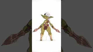 Gladiator Goblin 2D Idle Breakdown 