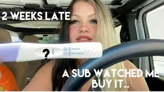 TAKING A PREGNANCY TEST... TEEN MOM VLOGS