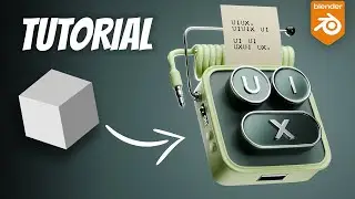 Blender Українською - Typing Machine tutorial - Part 1