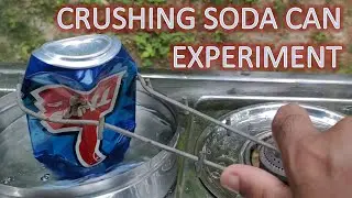 Crushing Soda Can experiment || Physics experiment for kids