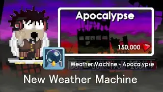Buying Apocalypse Weather - Growtopia