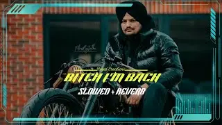 Bitch I'm Back | SLOWED+ REVERB | Sidhu Moose wala | Motion Picture video | @Royal Creations