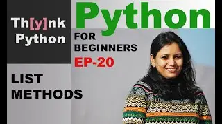 List Methods in Python | Episode-20