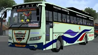 APSRTC TATA BS6 SUPER LUXURY BUS MOD RELEASED FOR BUSSID