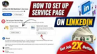 How To Set Up service Page On LinkedIn | How To Get Job From LinkedIn Profile