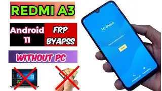 Redmi A3 FRP Bypass without PC | Android 11 New Method| 100% Working Trick 