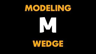Maya Modeling Tutorial - Wedge