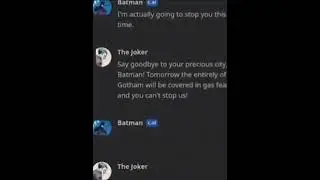Batman and joker character.ai