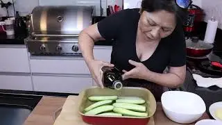 Abobrinha recheada da minha familia