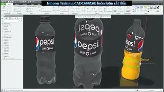 Thiết kế chai pet Pepsi 2023 trên Creo 10.0 - Nippon