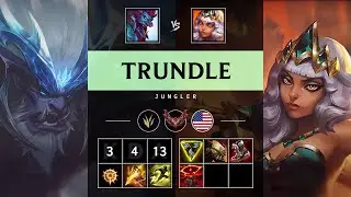 Trundle Jungle vs Qiyana - NA Grandmaster Patch 25.17