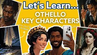 ⚔️ Othello – Key Characters Explained! | A Level English Literature | Let’s Learn Series