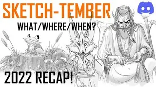 IMPROVE your drawing skills- Sketch-tember on my Discord!