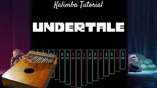 【EASY Kalimba Tutorial】Undertale from 