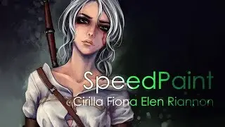 Speepaint - Fanart - Cirilla - the Withcer